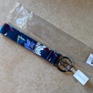 Vera Bradley FLORAL BURSTS Wristlet Keychain NWT